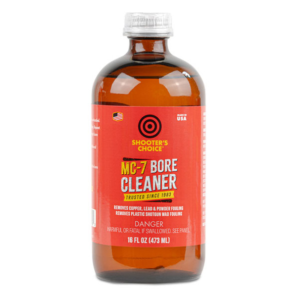 SHOOTER'S CHOICE MC-7 BORE CLEAN/CONDIT 16oz GLASS BOTTLE 4/CS