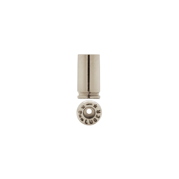 Starline Brass 9mm Luger Nickel Unprimed Bag of 100