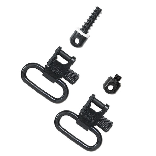 UM SWIVEL QD-115LRB 1"BLK TUBE-MAG w/FORE-END BAND