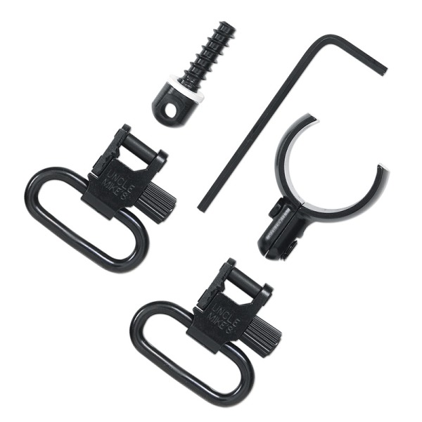 UM SWIVEL QD-115-SG2 1" BLK MOST 12ga .800"-.850"