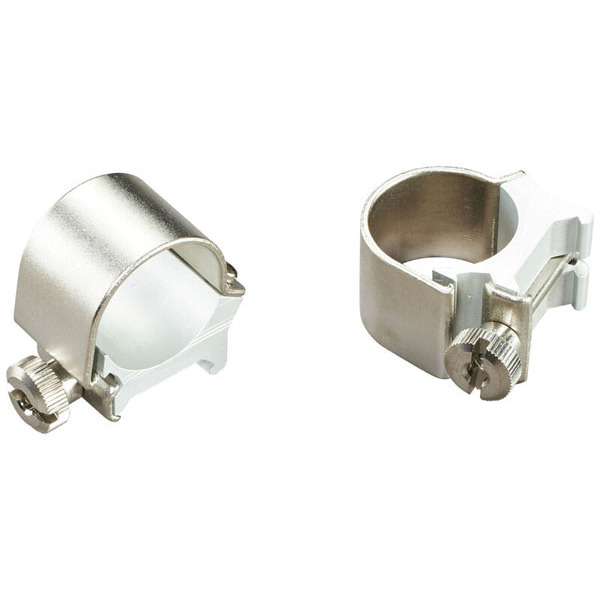 WEAVER RINGS 1" MEDIUM SILVER DETACH TOP