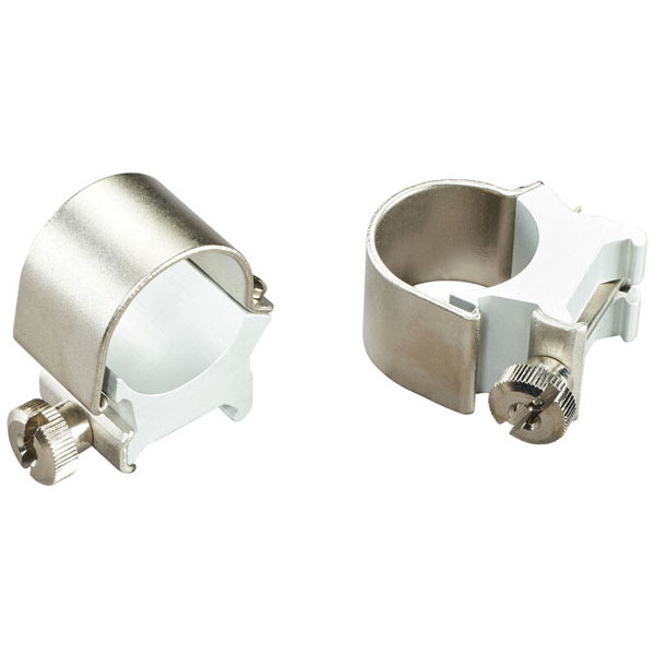 WEAVER RINGS 1" HIGH SILVER DETACH TOP