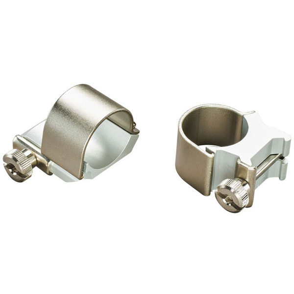 WEAVER RINGS 1" HIGH EXT SILVER DETACH TOP
