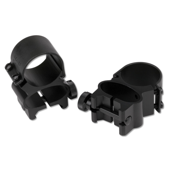 WEAVER RINGS 1" MATTE SEE THRU DETACH TOP