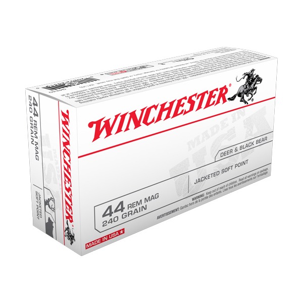 WINCHESTER AMMO 44 MAG 240gr JSP 50/bx 10/cs