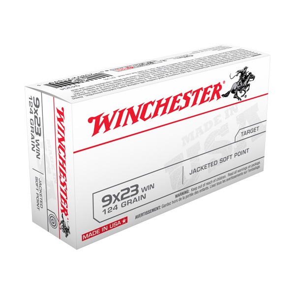 WINCHESTER AMMO 9X23 124gr JSP 50/bx 10/cs