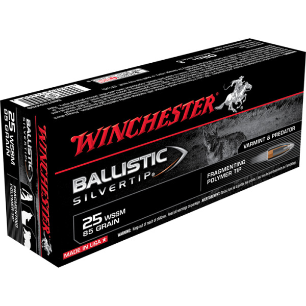 WINCHESTER AMMO 25 WSSM SUPREME 85gr BST 20/bx 10/cs