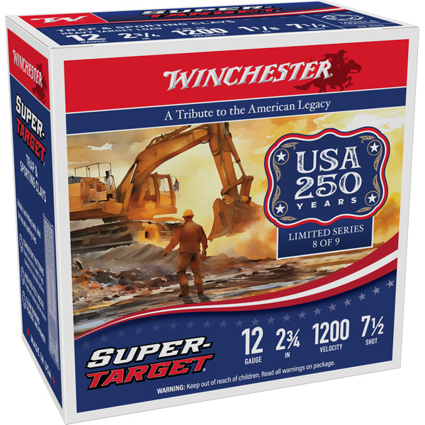 WINCHESTER SUPER-TGT 12ga 3dram 1-1/8 #7.5 250/cs