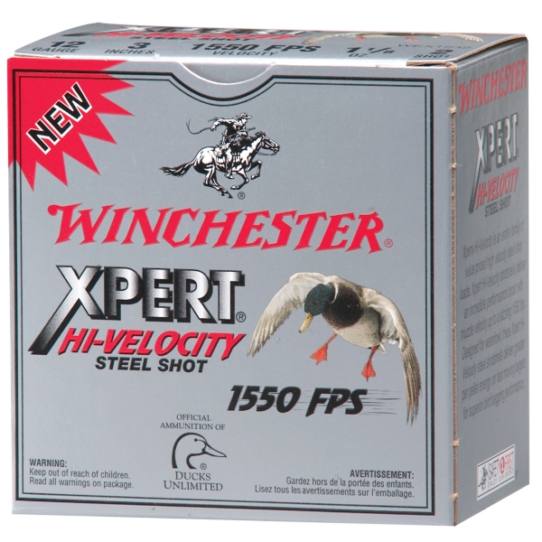 WINCHESTER XPERT STEEL HV 12ga 2.75 1-1/16oz #2 25b 10c