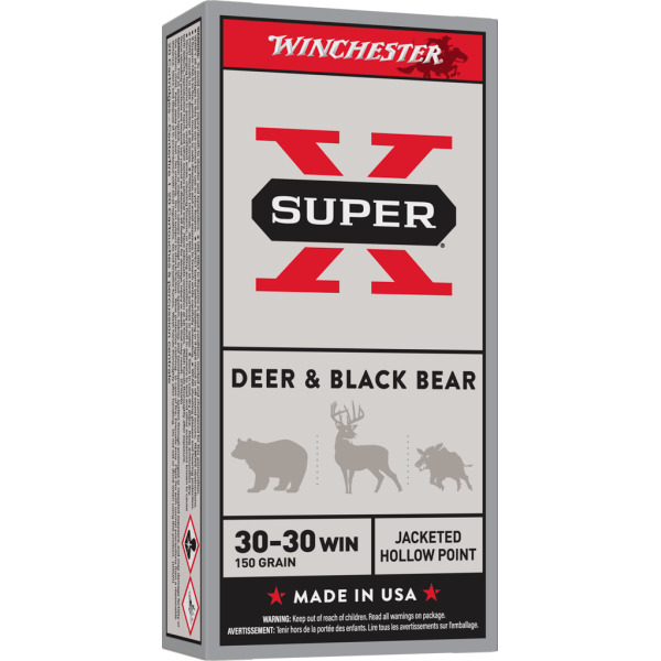 WINCHESTER AMMO 30-30 WINCHESTER SUPR-X 150gr HP 20/bx 10/cs