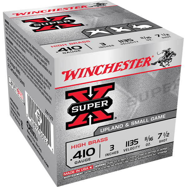 WINCHESTER AMMO 410ga 3" 1135fps 11/16 oz #7.5 25/bx 10/cs