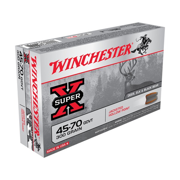 WINCHESTER AMMO 45-70 SUPER-X 300gr JHP 20/bx 10/cs