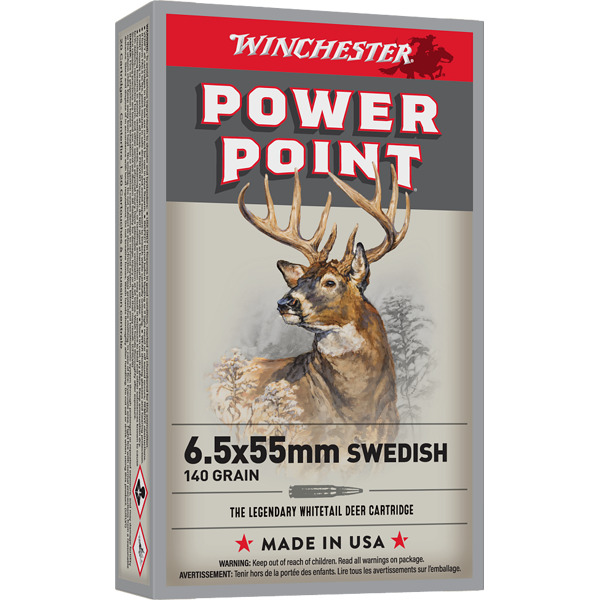 WINCHESTER AMMO 6.5x55 SUPER-X 140gr SP 20/bx 10/cs