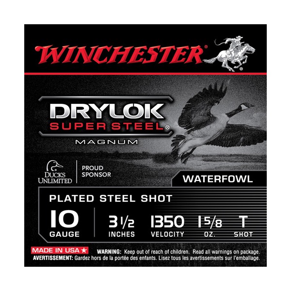 WINCHESTER DRYLOK STEEL MAG 10ga 3.5in 1-5/8oz T 25b 10c