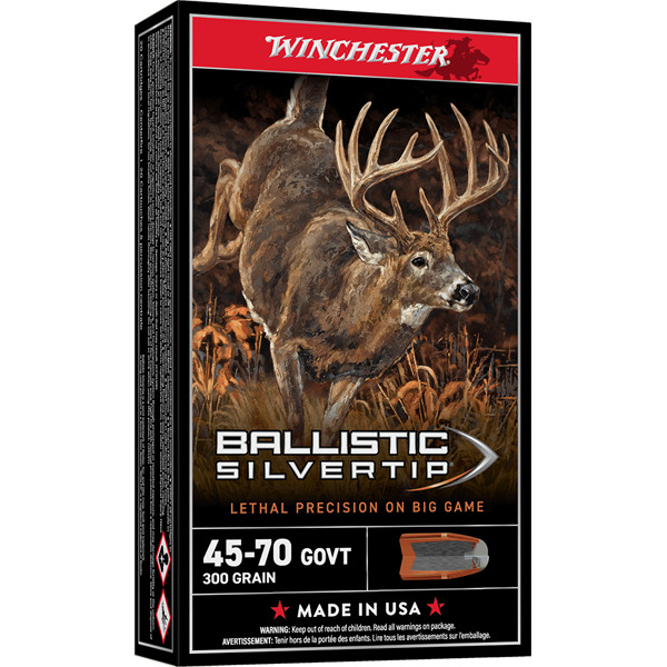WINCHESTER AMMO 45-70 GOVT 300gr BALLISTIC ST 20/bx 10/cs