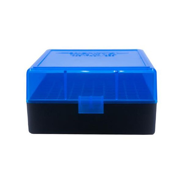 BERRY 222/223 HINGED-TOP BOX 100-RND BLUE/BLK 50/c