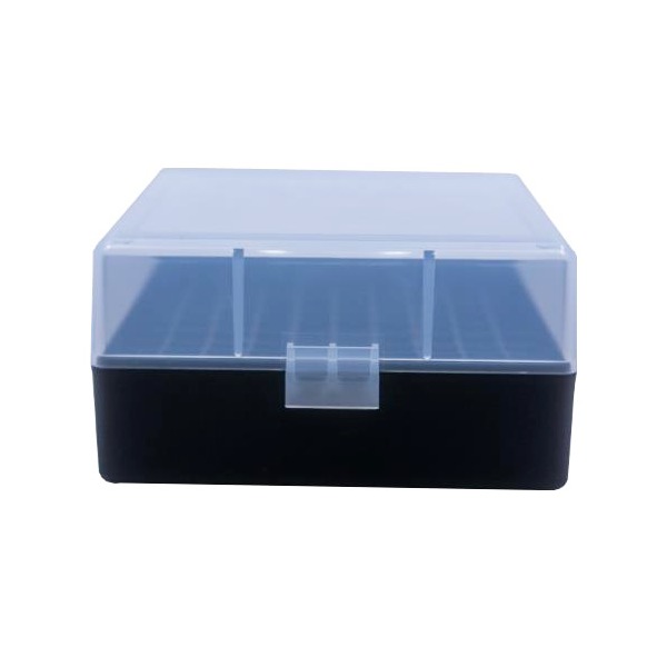 2 BLUE/BLACK 100 ROUND 223 / 5.56 BERRY'S PLASTIC AMMO BOXES FREE SHIPPING 