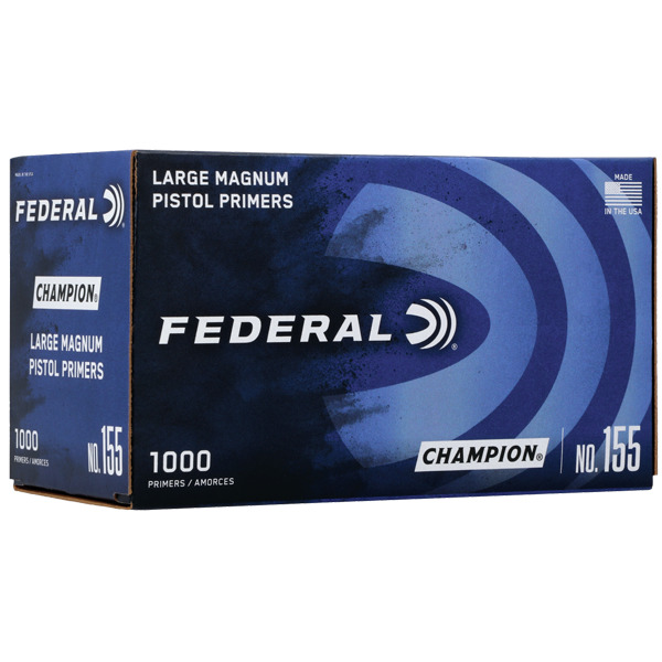 FEDERAL PRIMER LARGE PISTOL MAGNUM 1000/BOX