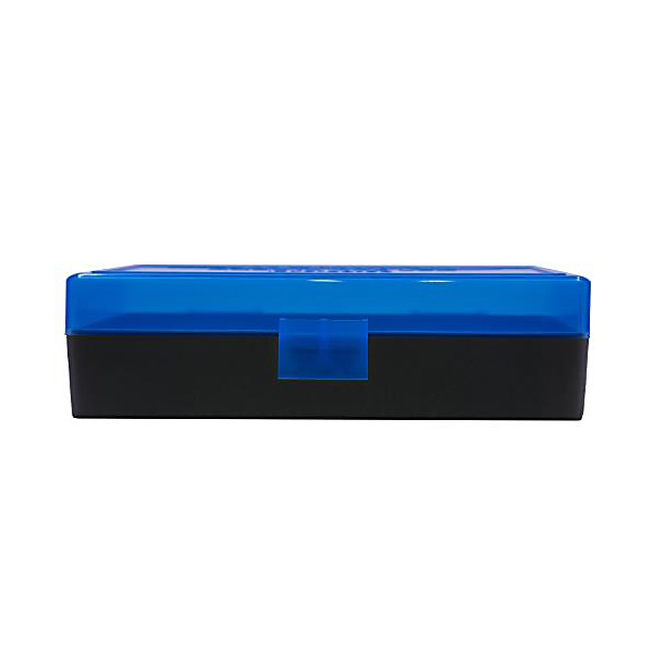 BERRY 10MM/45 HINGED-TOP BOX 50-RND BLUE/BLK 50/cs