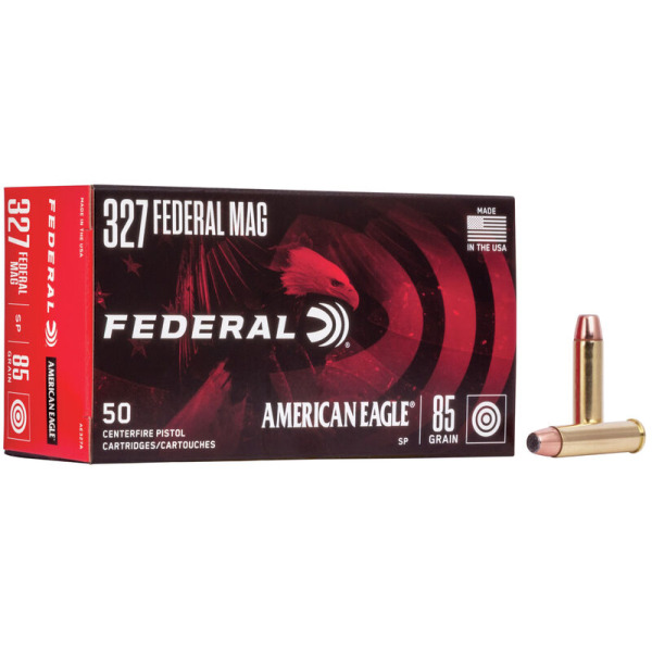 FEDERAL AMMO 327 FEDERAL MAG 85gr SP AM.-EAGLE 50/bx 20/cs