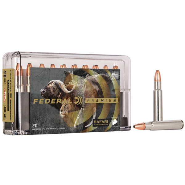 FEDERAL AMMO 416 RIGBY 400gr SWIFT AF (C/S) 20/b 10/c