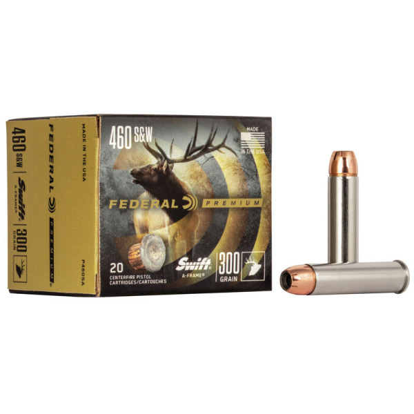 FEDERAL AMMO 460 S&W 300gr SW A-FRAME (V/S) 20/bx 10/cs