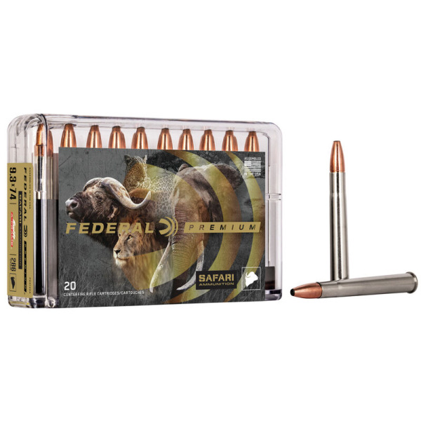FEDERAL AMMO 9.3x74R 286gr SW A-FRAME (C/S) 20/bx 10/cs