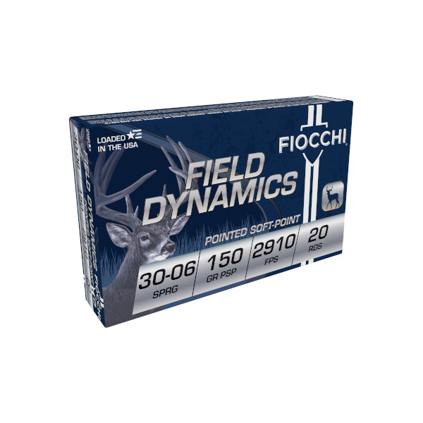 FIOCCHI AMMO 30-06 SPR 150gr HORNADY BTSP 20/bx 10/cs