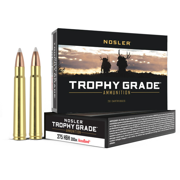 NOSLER AMMO 375 H&H 300gr AccuBond 20/bx 10/cs