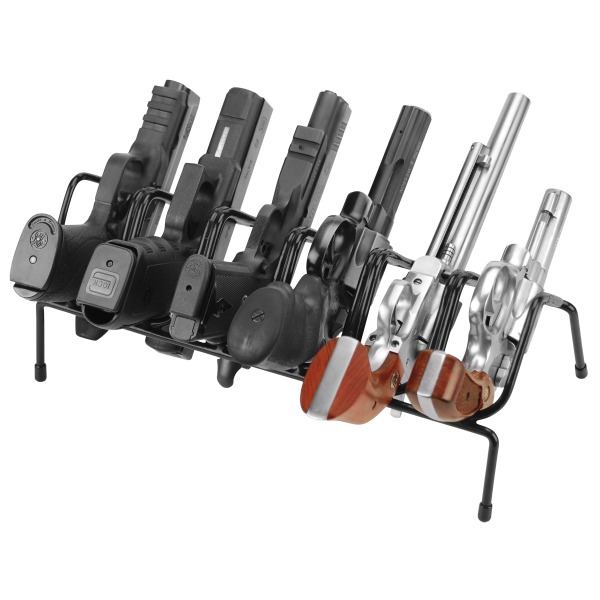 LOCKDOWN HANDGUN RACK 6 GUN VINYL COATED STEEL
