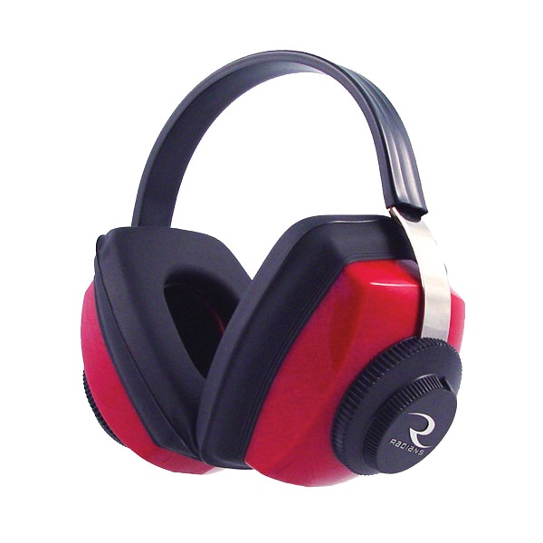 RADIANS COMPETITOR EAR MUFF RED NRR26db