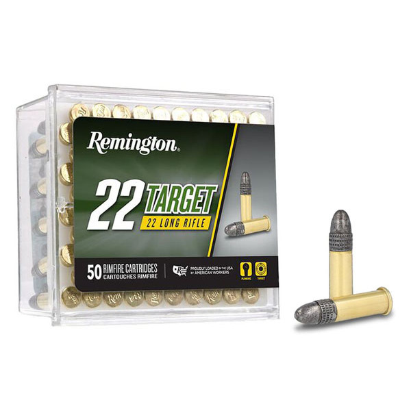 REMINGTON AMMO 22LR 40gr RN TARGET 50/bx 100/cs