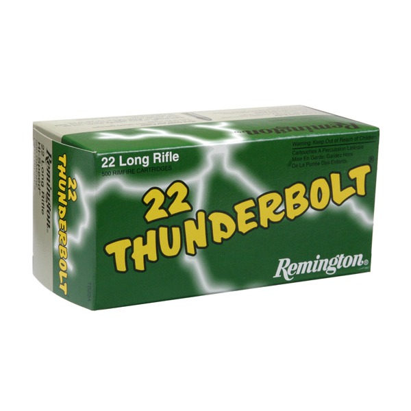REMINGTON AMMO 22LR 40gr RN THUNDERBOLT 50/bx 100/cs