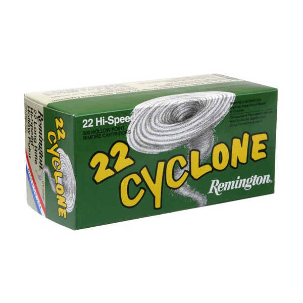 REMINGTON AMMO 22LR 36gr HP CYCLONE 50/bx 100/cs
