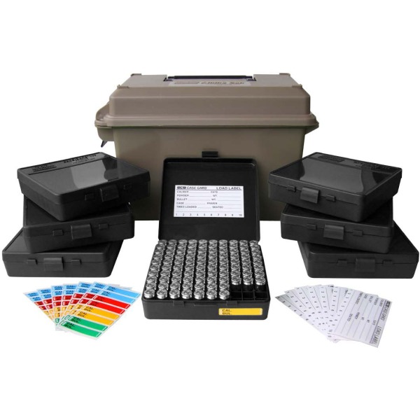 MTM AMMO CAN FOR 45 ACP w/7 P100-45S DRK EARTH 6c