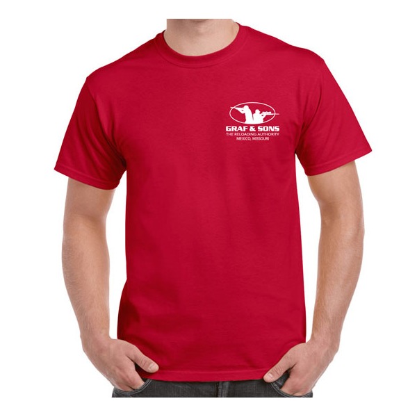 GRAF & SONS T-SHIRT RED LARGE