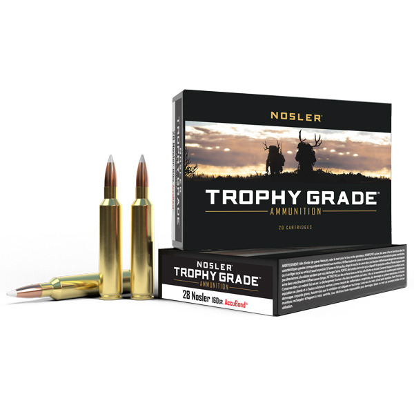 NOSLER AMMO 28 NOSLER 160gr AccuBond 20/bx 10/c