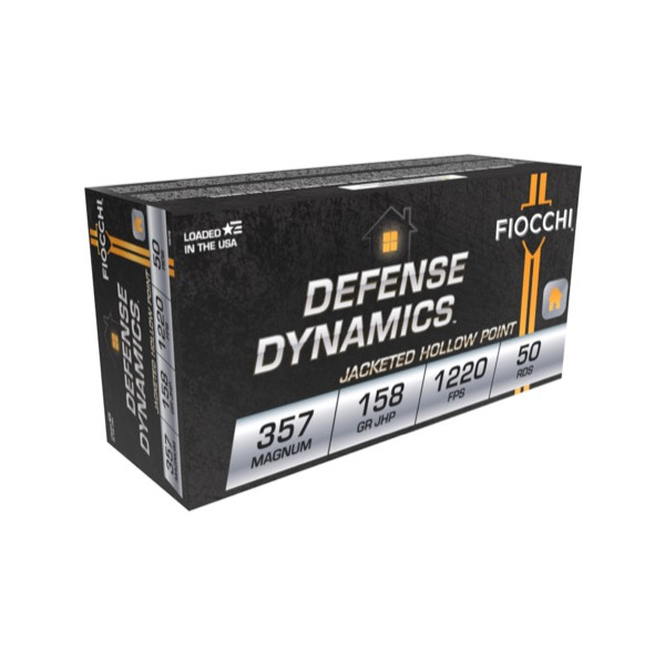 FIOCCHI AMMO 357 MAG 158gr JHP 50/bx 20/cs