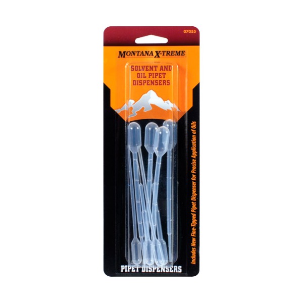MONTANA X-TREME SOLVENT/ OIL PIPETTES 8/PACK 12/cs