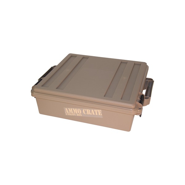 MTM AMMO CRATE FLAT DARK EARTH IN:19"x15.75"x5.25"