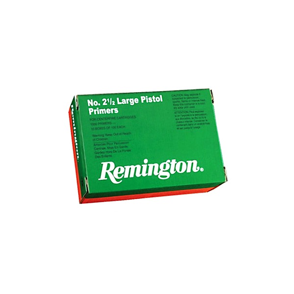 REMINGTON PRIMER 2-1/2 LARGE PISTOL 5000/CASE