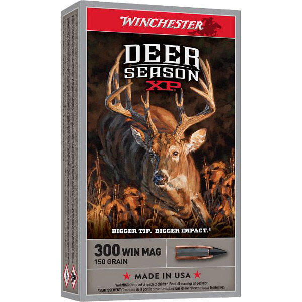 WINCHESTER AMMO 300 WINCHESTER DEER- SEASON 150gr EP 20/b 10/c