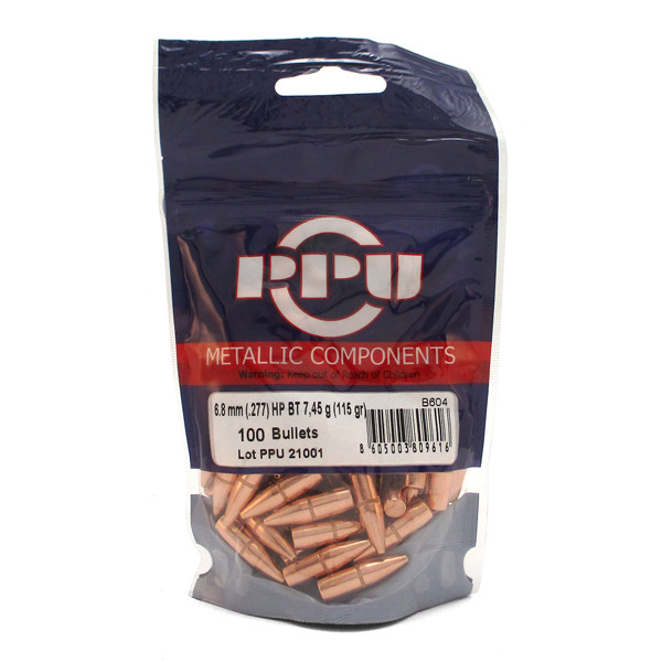 Prvi Partizan Bullet 6.8MM (.277) 115gr HPBT 100 per bag