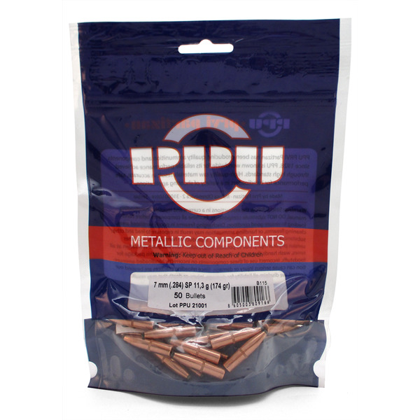 Prvi Partizan Bullet 7MM (.284) 174gr SP 50 per bag