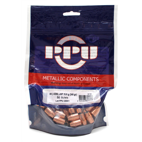 Prvi Partizan Bullet 44cal (.4285) 240gr JHP 50 per bag