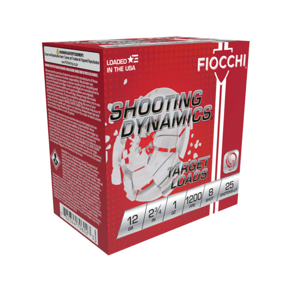 FIOCCHI AMMO 12ga 2.75" 1oz 1200fps #8 250/cs
