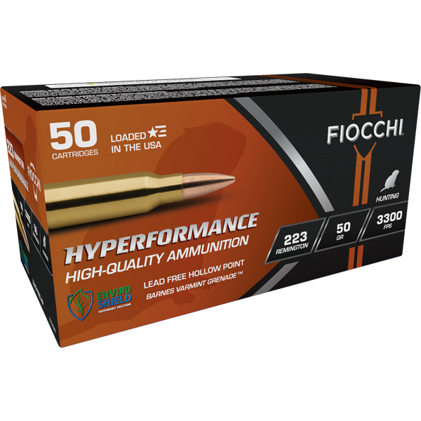FIOCCHI AMMO 223 REMINGTON 50gr HP 50/bx 10/cs