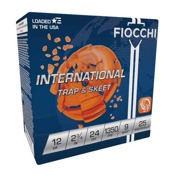 FIOCCHI AMMO 12ga INT'L 24gm 1350fps #9 250/cs