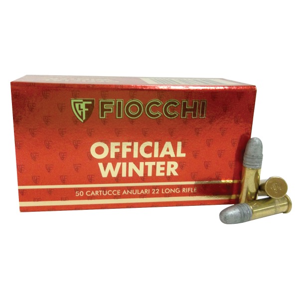 FIOCCHI AMMO 22LR WINTER MATCH 40gr RN 1070fps 50b 100c