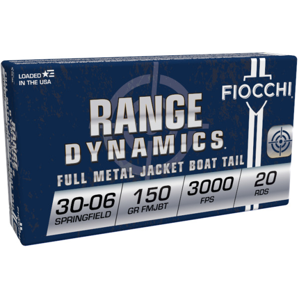 FIOCCHI AMMO 30-06 SPR 150gr FMJBT 20/bx 10/cs